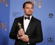 Leonardo Di Caprio ganador por "The Wolf of Wall Street"